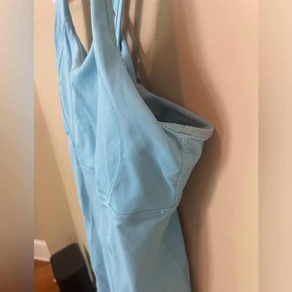 LULULEMON energy bra tank, light blue, Sz 8 (medium), GUC - Picture 5 of 5
